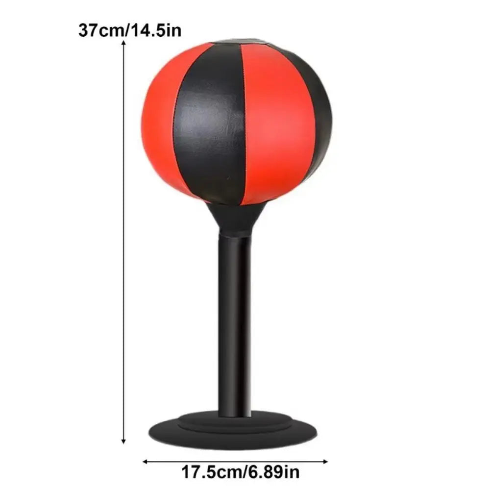 With Suction Cup Desktop Punching Bag Wall Mountable Inflatable Boxing Training Bag Promote Development Physical Exercise